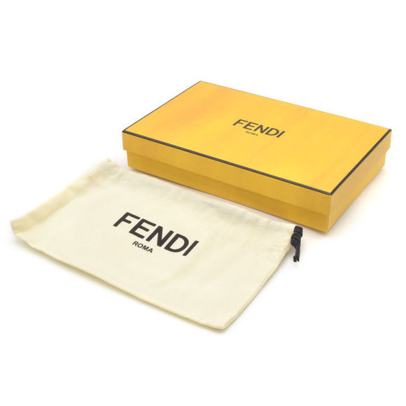 Fendi Folding Long Black Wallet Bifold Leather - Picture 6 of 6